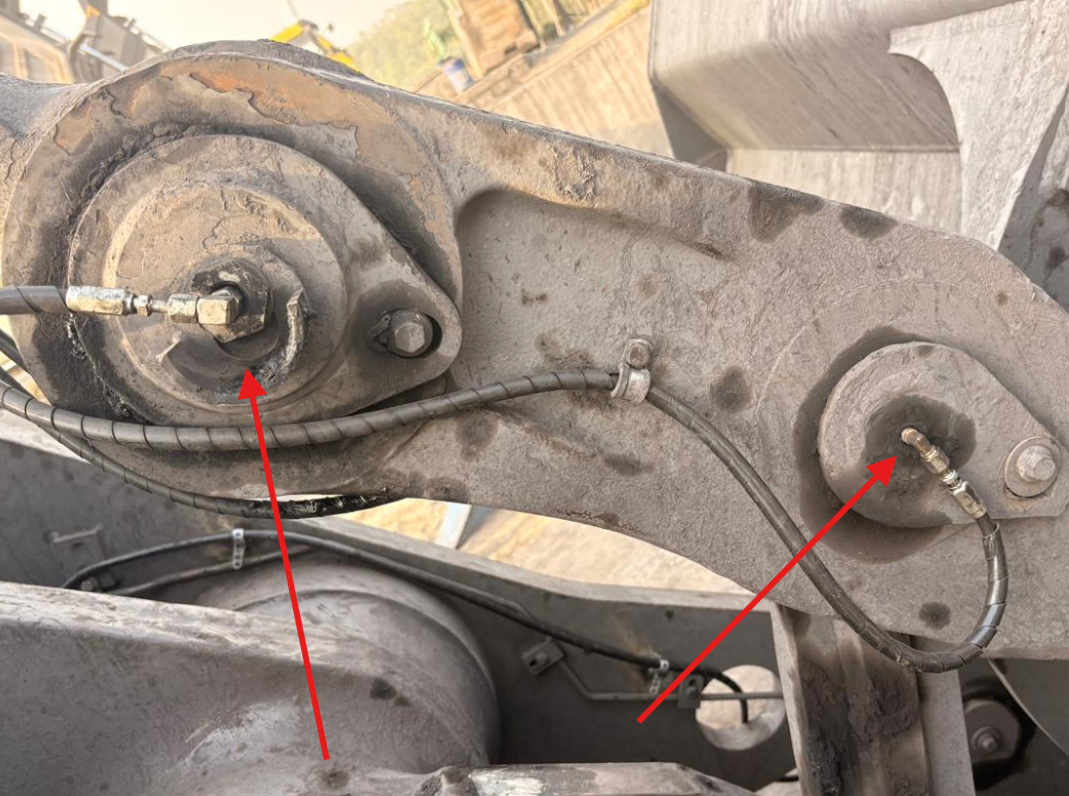Ashalube CLS installed on Volvo Wheel Loader L150